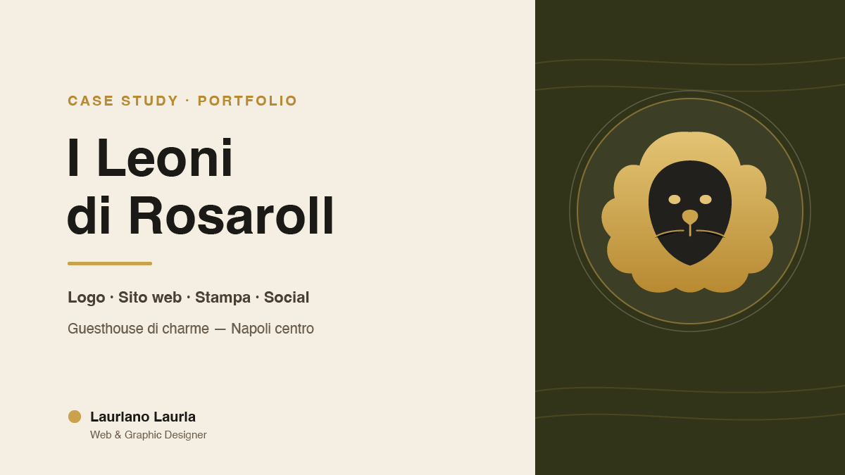 Progetto I Leoni di Rosaroll realizzato da Lauriano Lauria