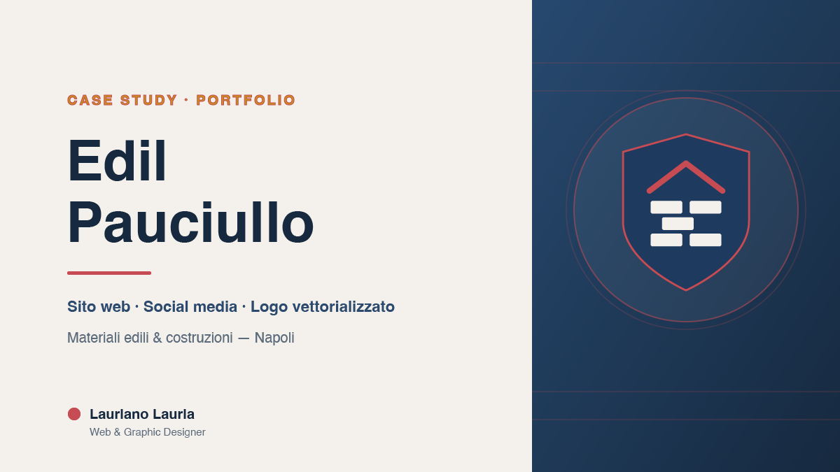 Progetto Edil Pauciullo realizzato da Lauriano Lauria
