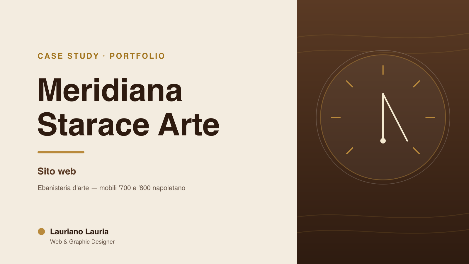 Progetto Meridiana Starace Arte realizzato da Lauriano Lauria