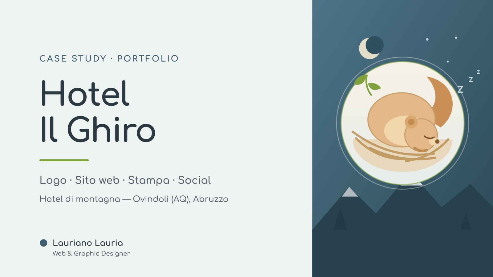 Progetto Hotel Il Ghiro realizzato da Lauriano Lauria